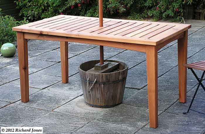 oak table-in situ